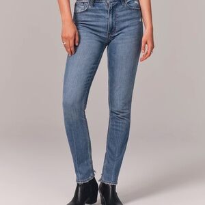 Abercrombie & Fitch Womens High Rise Skinny Jean All Day Comfort Stretch Denim